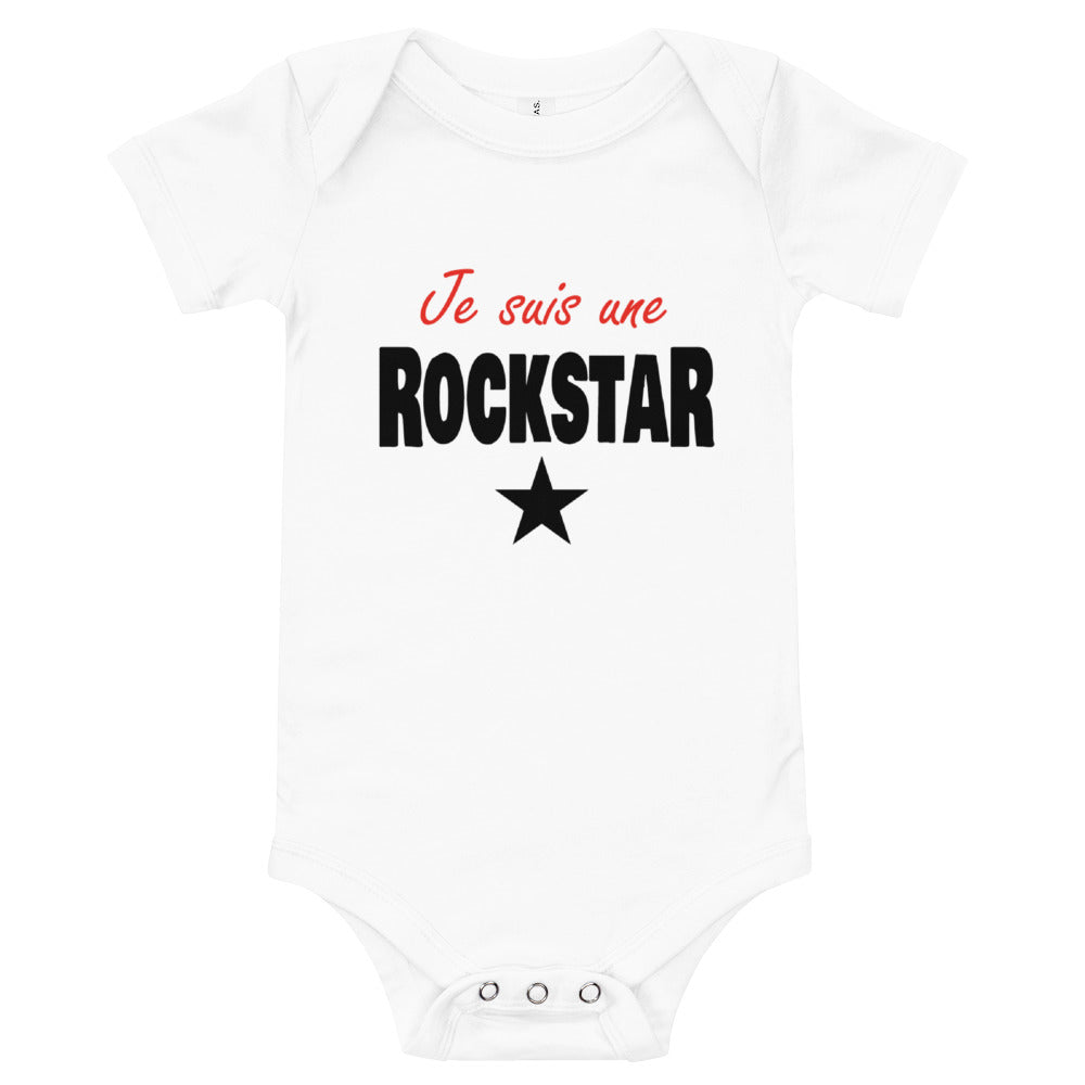 Body bébé je suis une rockstar