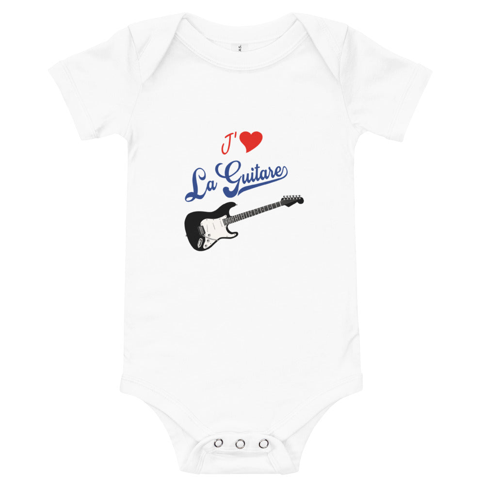 Body Bébé J'aime la Guitare