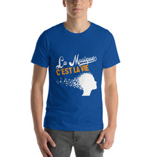 Charger l&#39;image dans la galerie, T-shirt unisexe La Musique c&#39;est la vie
