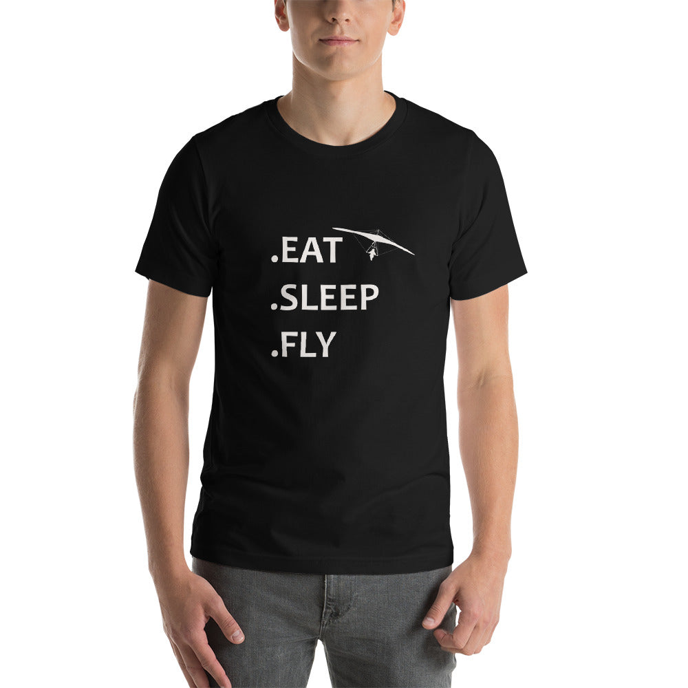 T-Shirt Unisexe Eat Sleep Fly Deltaplane