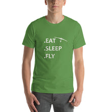 Charger l&#39;image dans la galerie, T-Shirt Unisexe Eat Sleep Fly Deltaplane
