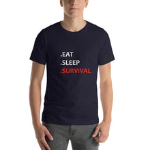 Charger l&#39;image dans la galerie, T-Shirt Unisexe Eat Sleep Survival

