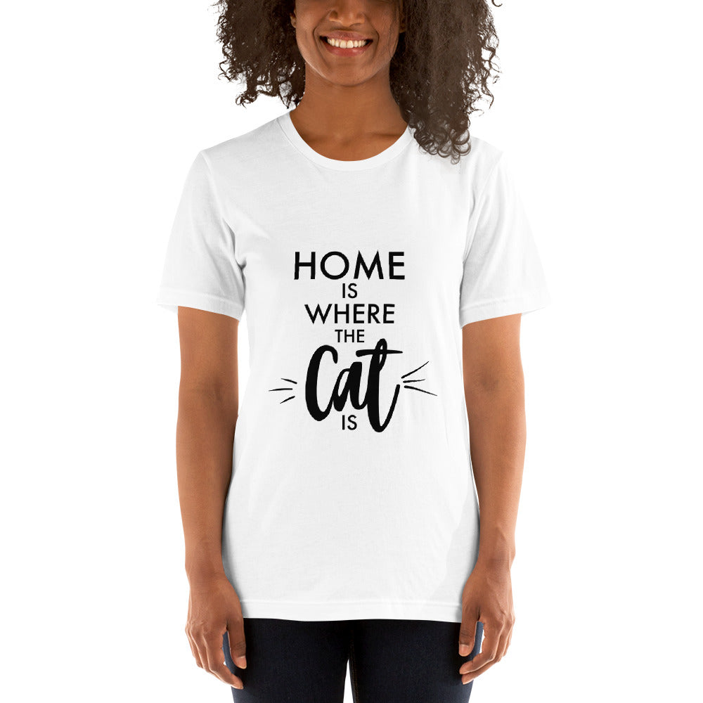 T-Shirt Home is Where the Cat Is