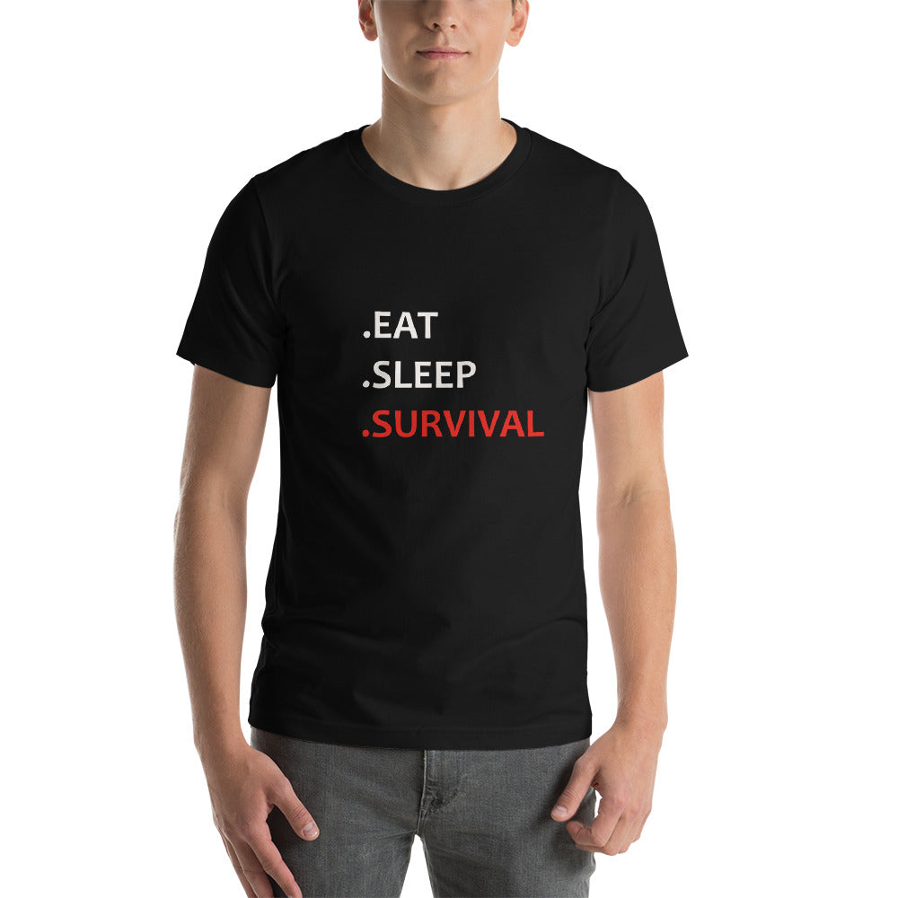 T-Shirt Unisexe Eat Sleep Survival
