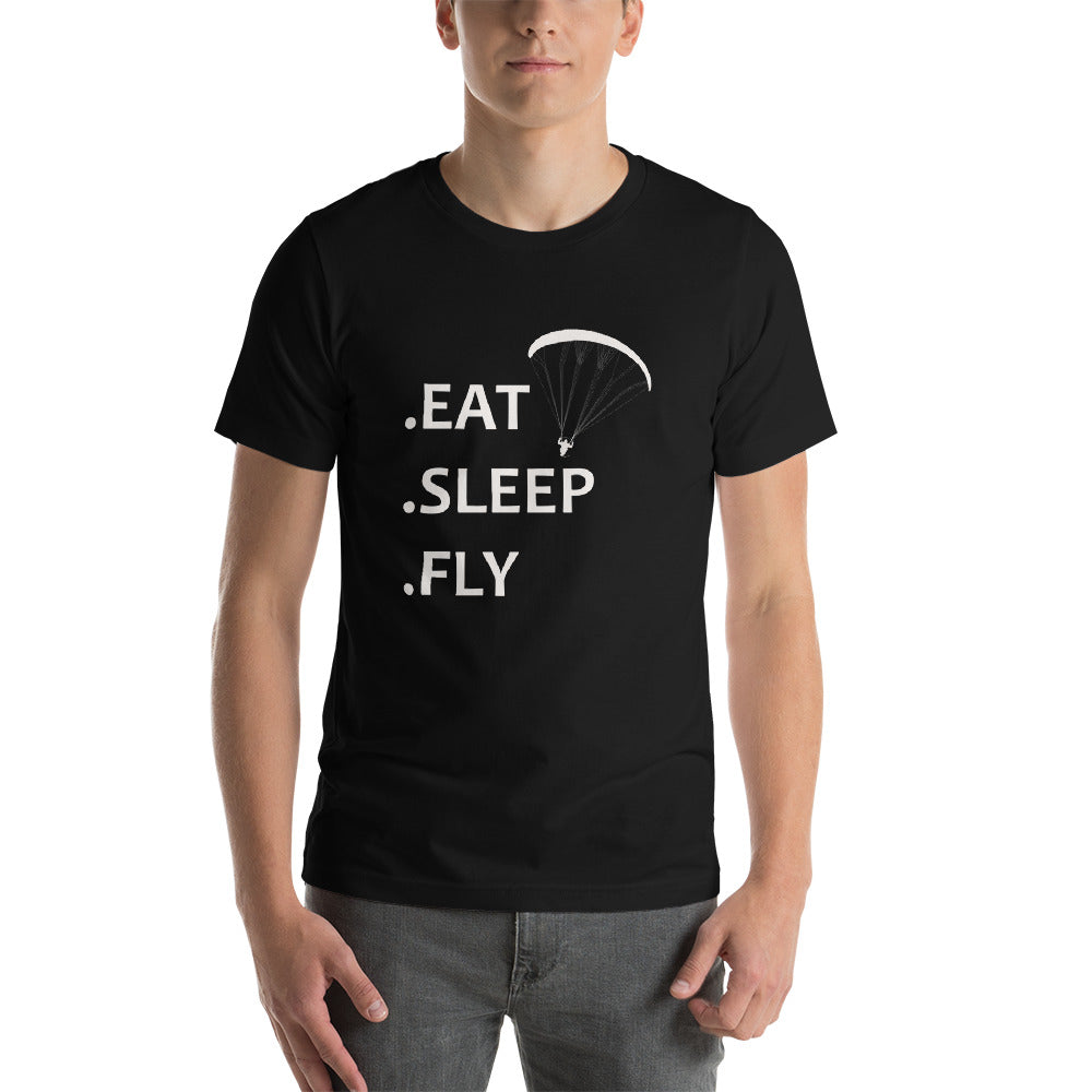 T-Shirt Eat Sleep Fly Paramoteur