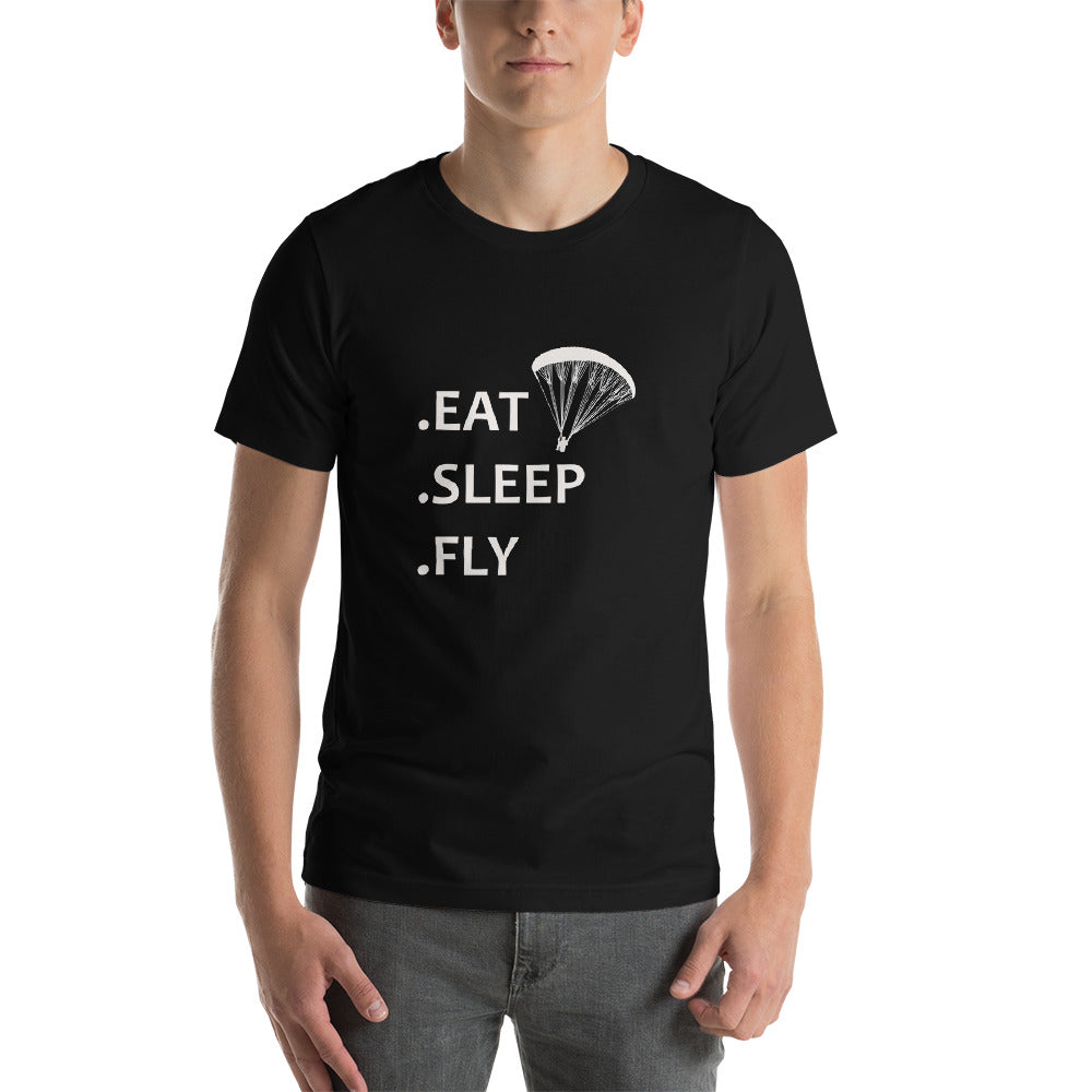 T-Shirt Eat Sleep Fly Parapente