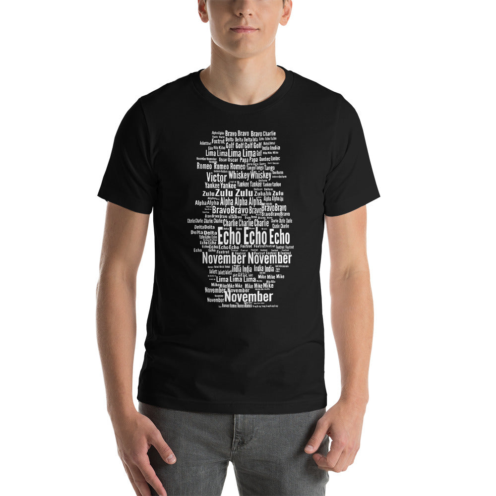 T-shirt Alphabet Radio