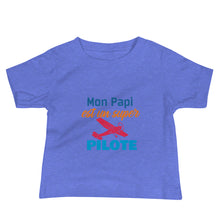 Charger l&#39;image dans la galerie, Tee Shirt Mon Papi est un super Pilote
